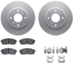 Purchase Top-Quality DYNAMIC FRICTION COMPANY - 4312-67013 - Front Disc Brake Kit pa1