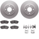 Purchase Top-Quality DYNAMIC FRICTION COMPANY - 4312-67013 - Front Disc Brake Kit pa5