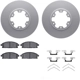 Purchase Top-Quality DYNAMIC FRICTION COMPANY - 4312-67014 - Front Disc Brake Kit pa1