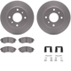 Purchase Top-Quality DYNAMIC FRICTION COMPANY - 4312-67017 - Front Disc Brake Kit pa3