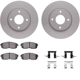 Purchase Top-Quality DYNAMIC FRICTION COMPANY - 4312-67018 - Front Disc Brake Kit pa4