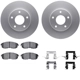 Purchase Top-Quality DYNAMIC FRICTION COMPANY - 4312-67019 - Front Disc Brake Kit pa1