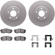 Purchase Top-Quality DYNAMIC FRICTION COMPANY - 4312-67021 - Front Disc Brake Kit pa5