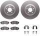 Purchase Top-Quality DYNAMIC FRICTION COMPANY - 4312-67027 - Front Disc Brake Kit pa5