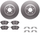Purchase Top-Quality DYNAMIC FRICTION COMPANY - 4312-67041 - Front Disc Brake Kit pa4