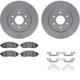 Purchase Top-Quality DYNAMIC FRICTION COMPANY - 4312-67043 - Front Disc Brake Kit pa1