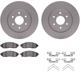 Purchase Top-Quality DYNAMIC FRICTION COMPANY - 4312-67043 - Front Disc Brake Kit pa3