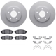 Purchase Top-Quality DYNAMIC FRICTION COMPANY - 4312-67045 - Front Disc Brake Kit pa1