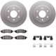 Purchase Top-Quality DYNAMIC FRICTION COMPANY - 4312-67048 - Front Disc Brake Kit pa5