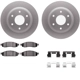 Purchase Top-Quality DYNAMIC FRICTION COMPANY - 4312-67049 - Front Disc Brake Kit pa5