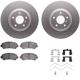Purchase Top-Quality DYNAMIC FRICTION COMPANY - 4312-67051 - Front Disc Brake Kit pa3