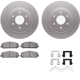 Purchase Top-Quality DYNAMIC FRICTION COMPANY - 4312-67054 - Front Disc Brake Kit pa4