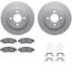 Purchase Top-Quality DYNAMIC FRICTION COMPANY - 4312-67060 - Front Disc Brake Kit pa1