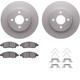 Purchase Top-Quality DYNAMIC FRICTION COMPANY - 4312-67060 - Front Disc Brake Kit pa4