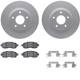 Purchase Top-Quality DYNAMIC FRICTION COMPANY - 4312-67062 - Front Disc Brake Kit pa1