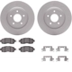 Purchase Top-Quality DYNAMIC FRICTION COMPANY - 4312-67063 - Front Disc Brake Kit pa2