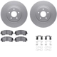 Purchase Top-Quality DYNAMIC FRICTION COMPANY - 4312-67064 - Front Disc Brake Kit pa1