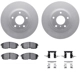 Purchase Top-Quality DYNAMIC FRICTION COMPANY - 4312-68002 - Front Disc Brake Kit pa1