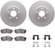 Purchase Top-Quality DYNAMIC FRICTION COMPANY - 4312-68002 - Front Disc Brake Kit pa3