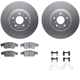 Purchase Top-Quality DYNAMIC FRICTION COMPANY - 4312-68007 - Front Disc Brake Kit pa1