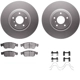 Purchase Top-Quality DYNAMIC FRICTION COMPANY - 4312-68007 - Front Disc Brake Kit pa2