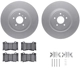 Purchase Top-Quality DYNAMIC FRICTION COMPANY - 4312-68008 - Front Disc Brake Kit pa1