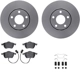 Purchase Top-Quality DYNAMIC FRICTION COMPANY - 4312-73014 - Front Disc Brake Kit pa1