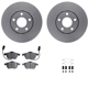Purchase Top-Quality DYNAMIC FRICTION COMPANY - 4312-73018 - Front Disc Brake Kit pa1