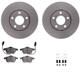 Purchase Top-Quality DYNAMIC FRICTION COMPANY - 4312-73018 - Front Disc Brake Kit pa4