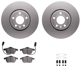 Purchase Top-Quality DYNAMIC FRICTION COMPANY - 4312-73019 - Front Disc Brake Kit pa10