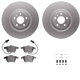 Purchase Top-Quality DYNAMIC FRICTION COMPANY - 4312-73021 - Front Disc Brake Kit pa3