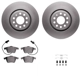 Purchase Top-Quality DYNAMIC FRICTION COMPANY - 4312-73022 - Front Disc Brake Kit pa4