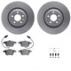 Purchase Top-Quality DYNAMIC FRICTION COMPANY - 4312-73023 - Front Disc Brake Kit pa1