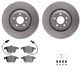 Purchase Top-Quality DYNAMIC FRICTION COMPANY - 4312-73023 - Front Disc Brake Kit pa2