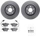 Purchase Top-Quality DYNAMIC FRICTION COMPANY - 4312-73024 - Front Disc Brake Kit pa1