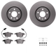 Purchase Top-Quality DYNAMIC FRICTION COMPANY - 4312-73024 - Front Disc Brake Kit pa5