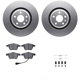 Purchase Top-Quality DYNAMIC FRICTION COMPANY - 4312-73031 - Front Disc Brake Kit pa1