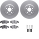 Purchase Top-Quality DYNAMIC FRICTION COMPANY - 4312-73033 - Front Disc Brake Kit pa1