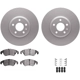 Purchase Top-Quality DYNAMIC FRICTION COMPANY - 4312-73033 - Front Disc Brake Kit pa2