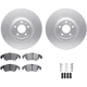Purchase Top-Quality DYNAMIC FRICTION COMPANY - 4312-73034 - Front Disc Brake Kit pa1