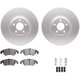 Purchase Top-Quality DYNAMIC FRICTION COMPANY - 4312-73034 - Front Disc Brake Kit pa5