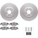 Purchase Top-Quality DYNAMIC FRICTION COMPANY - 4312-73036 - Front Disc Brake Kit pa5