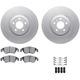 Purchase Top-Quality DYNAMIC FRICTION COMPANY - 4312-73038 - Front Disc Brake Kit pa1