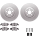 Purchase Top-Quality DYNAMIC FRICTION COMPANY - 4312-73038 - Front Disc Brake Kit pa5