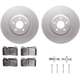 Purchase Top-Quality DYNAMIC FRICTION COMPANY - 4312-73049 - Front Disc Brake Kit pa2