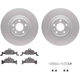 Purchase Top-Quality DYNAMIC FRICTION COMPANY - 4312-73055 - Front Disc Brake Kit pa2