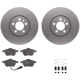 Purchase Top-Quality DYNAMIC FRICTION COMPANY - 4312-74020 - Front Disc Brake Kit pa4