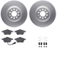 Purchase Top-Quality DYNAMIC FRICTION COMPANY - 4312-74021 - Front Disc Brake Kit pa1