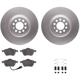 Purchase Top-Quality DYNAMIC FRICTION COMPANY - 4312-74021 - Front Disc Brake Kit pa2