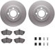 Purchase Top-Quality DYNAMIC FRICTION COMPANY - 4312-74022 - Front Disc Brake Kit pa2
